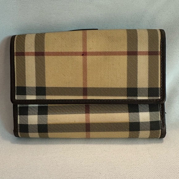 Burberry Dark Brown Leather Wallet - Picture 1 of 12